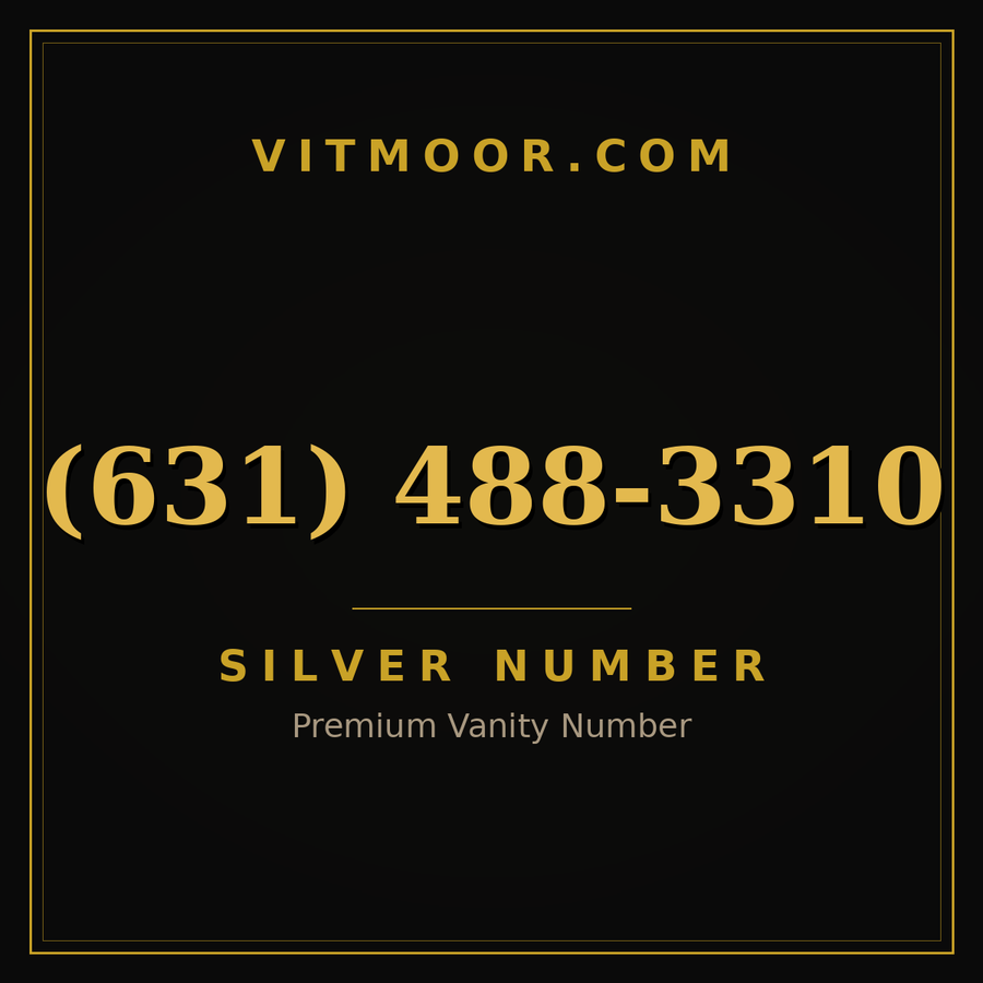 VITMOOR Silver premium number (631) 488-3310