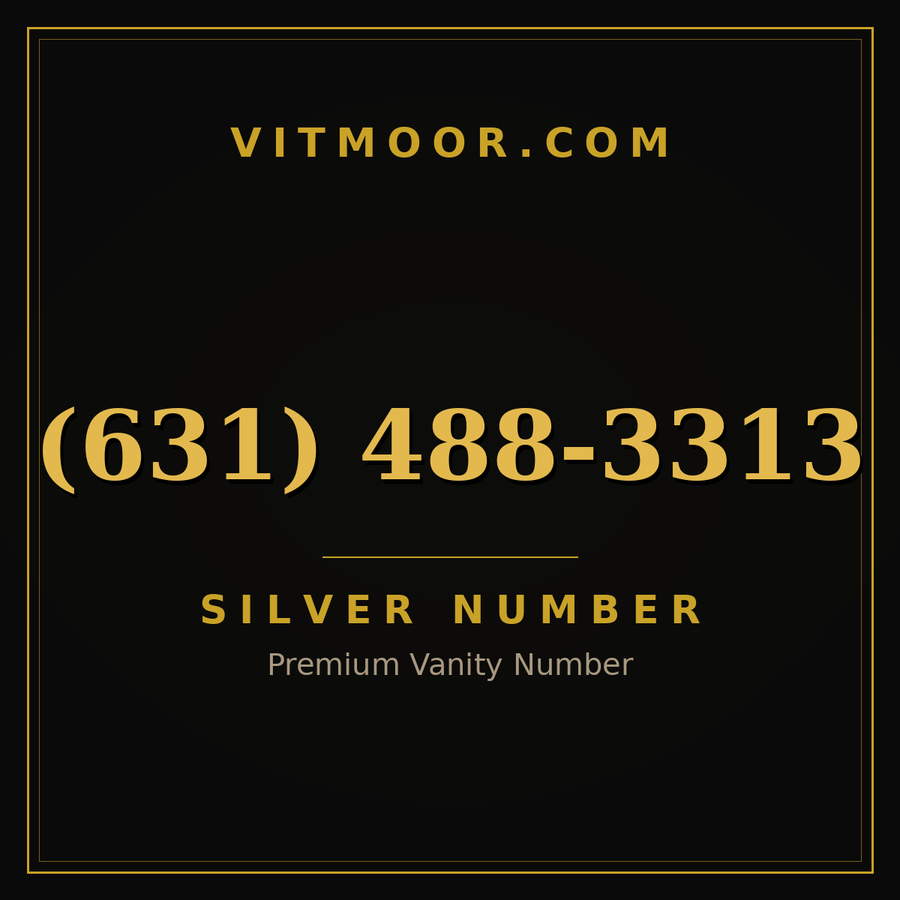 VITMOOR Silver premium number (631) 488-3313