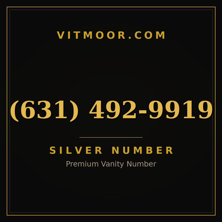 VITMOOR Silver premium number (631) 492-9919
