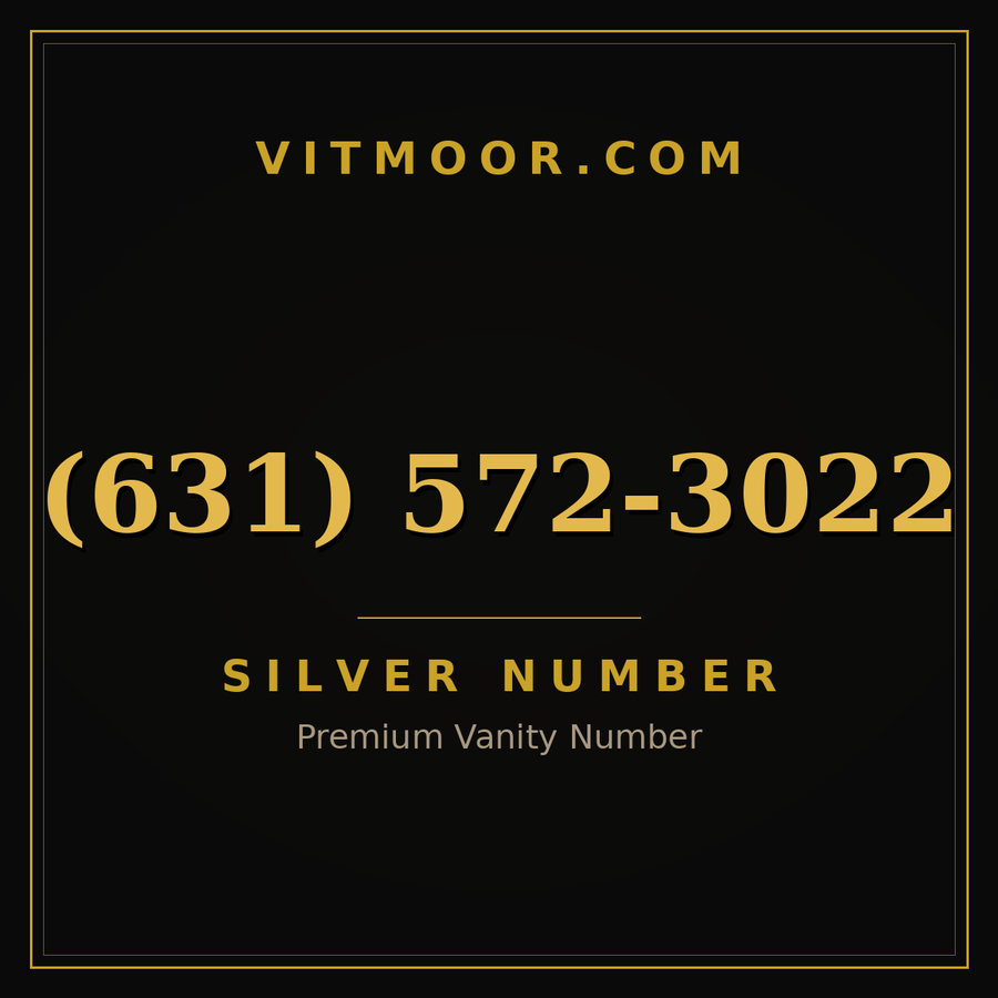 VITMOOR Silver premium number (631) 572-3022