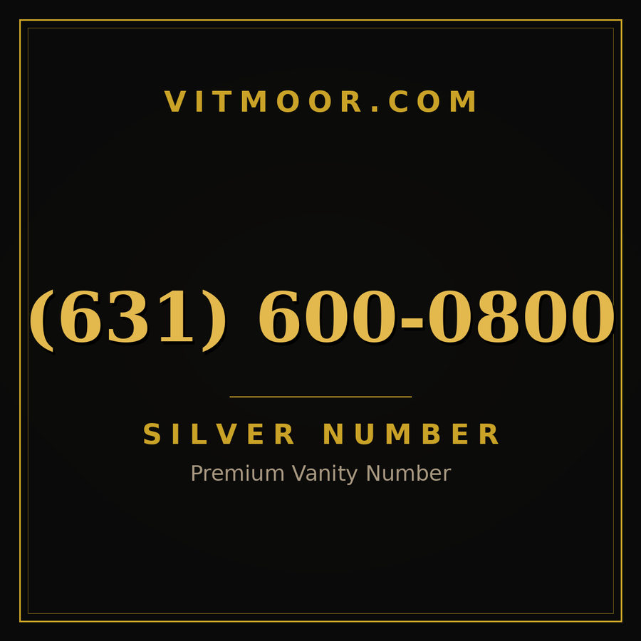 VITMOOR Silver premium number (631) 600-0800