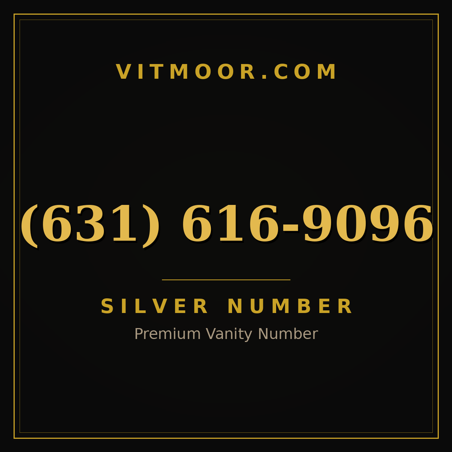 VITMOOR Silver premium number (631) 616-9096