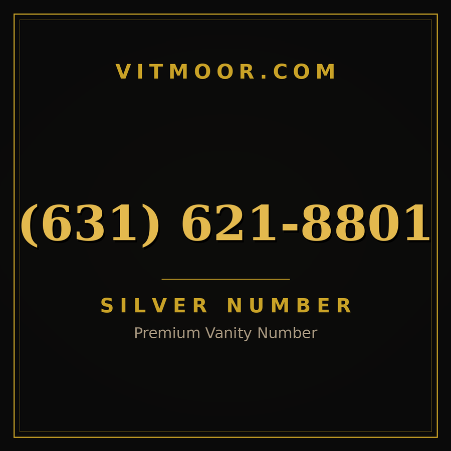 VITMOOR Silver premium number (631) 621-8801