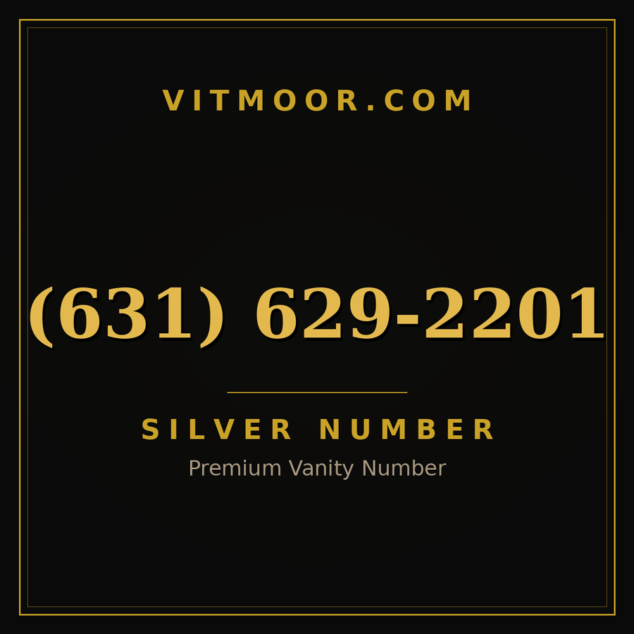 VITMOOR Silver premium number (631) 629-2201