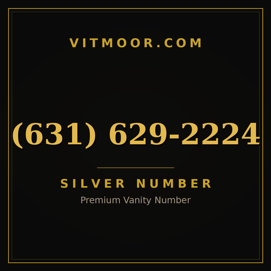 VITMOOR Silver premium number (631) 629-2224