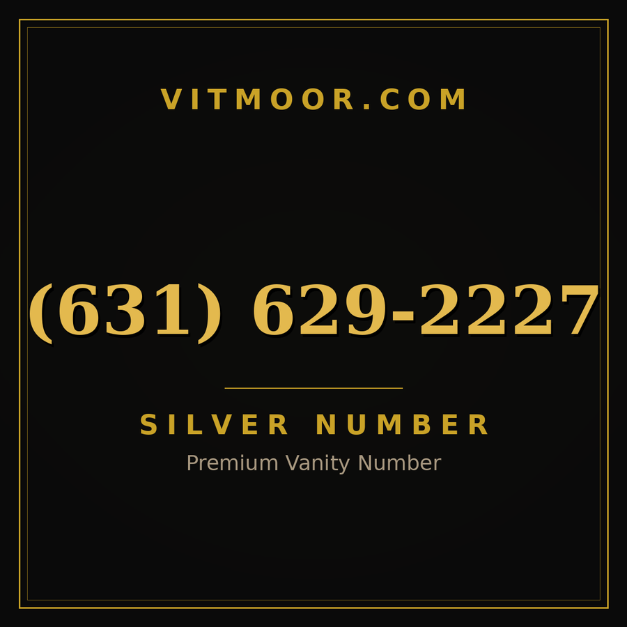 VITMOOR Silver premium number (631) 629-2227