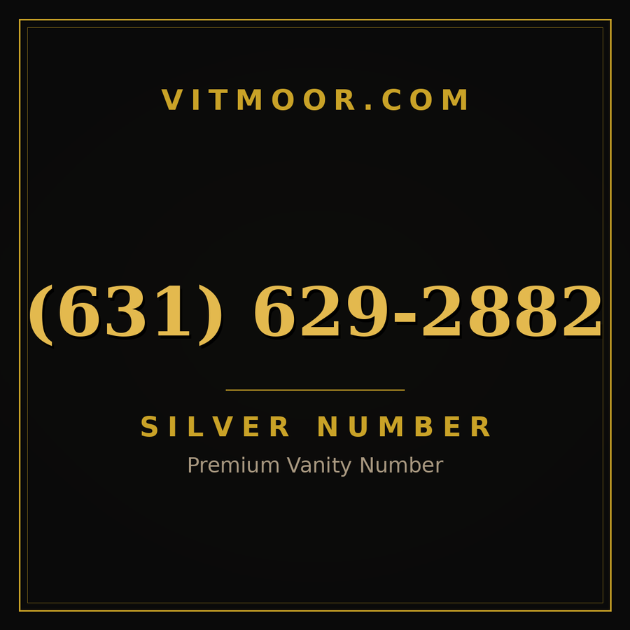 VITMOOR Silver premium number (631) 629-2882