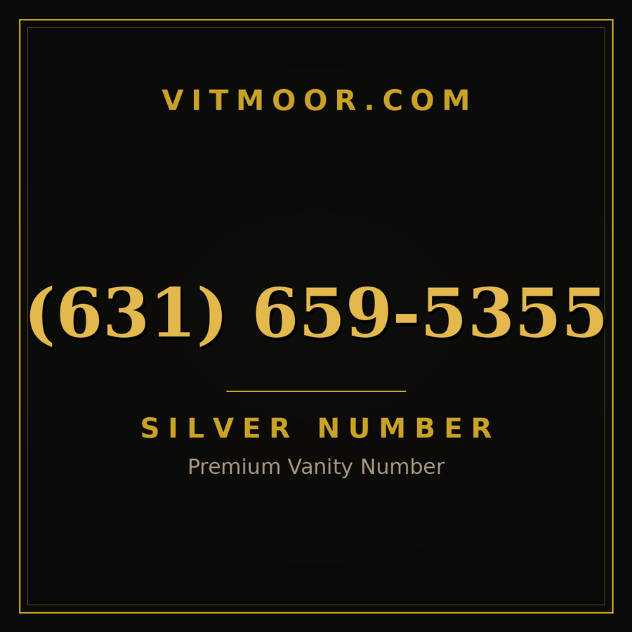VITMOOR Silver premium number (631) 659-5355