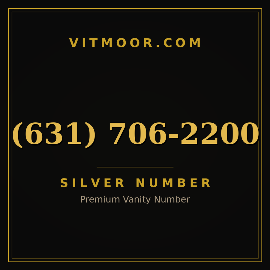 VITMOOR Silver premium number (631) 706-2200