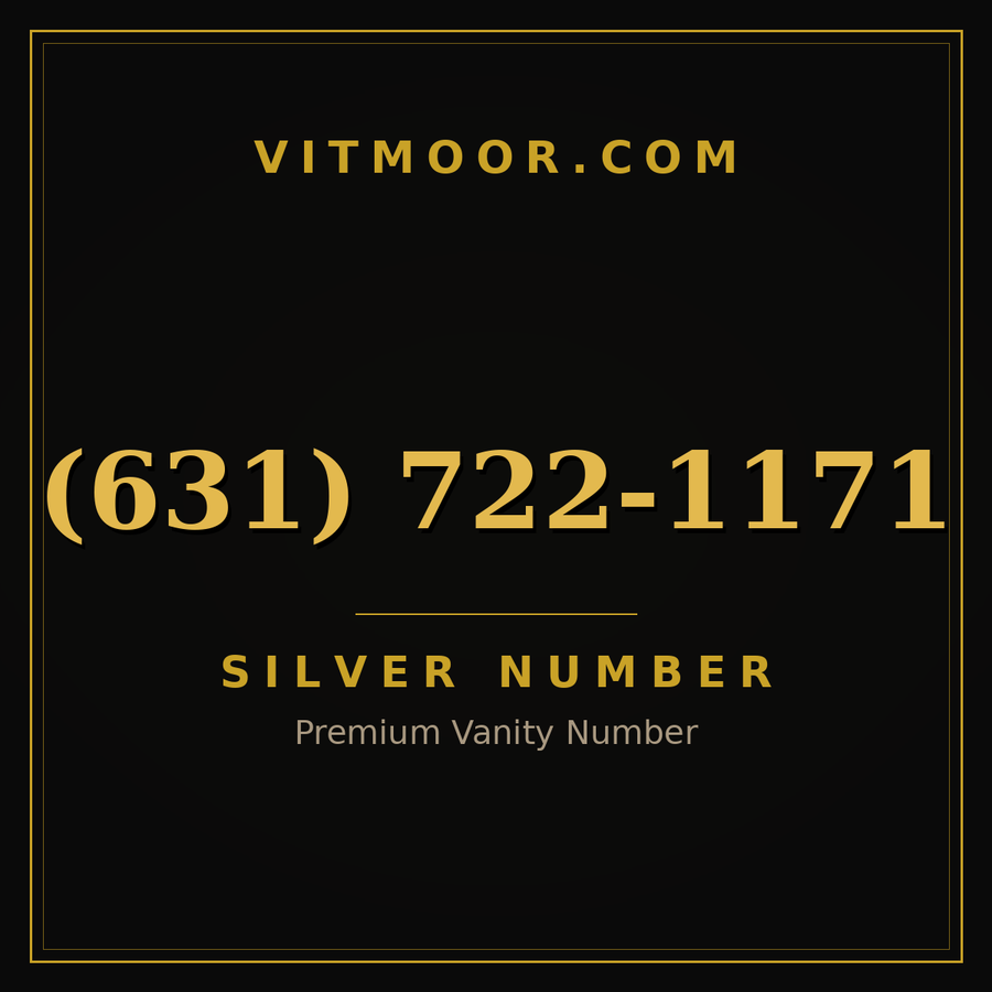 VITMOOR Silver premium number (631) 722-1171