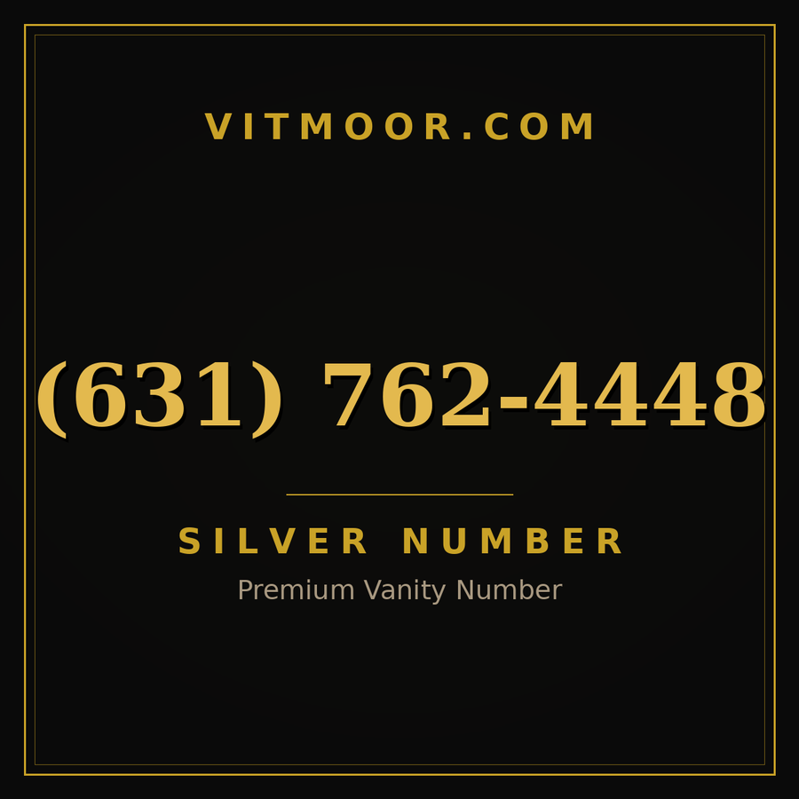 VITMOOR Silver premium number (631) 762-4448