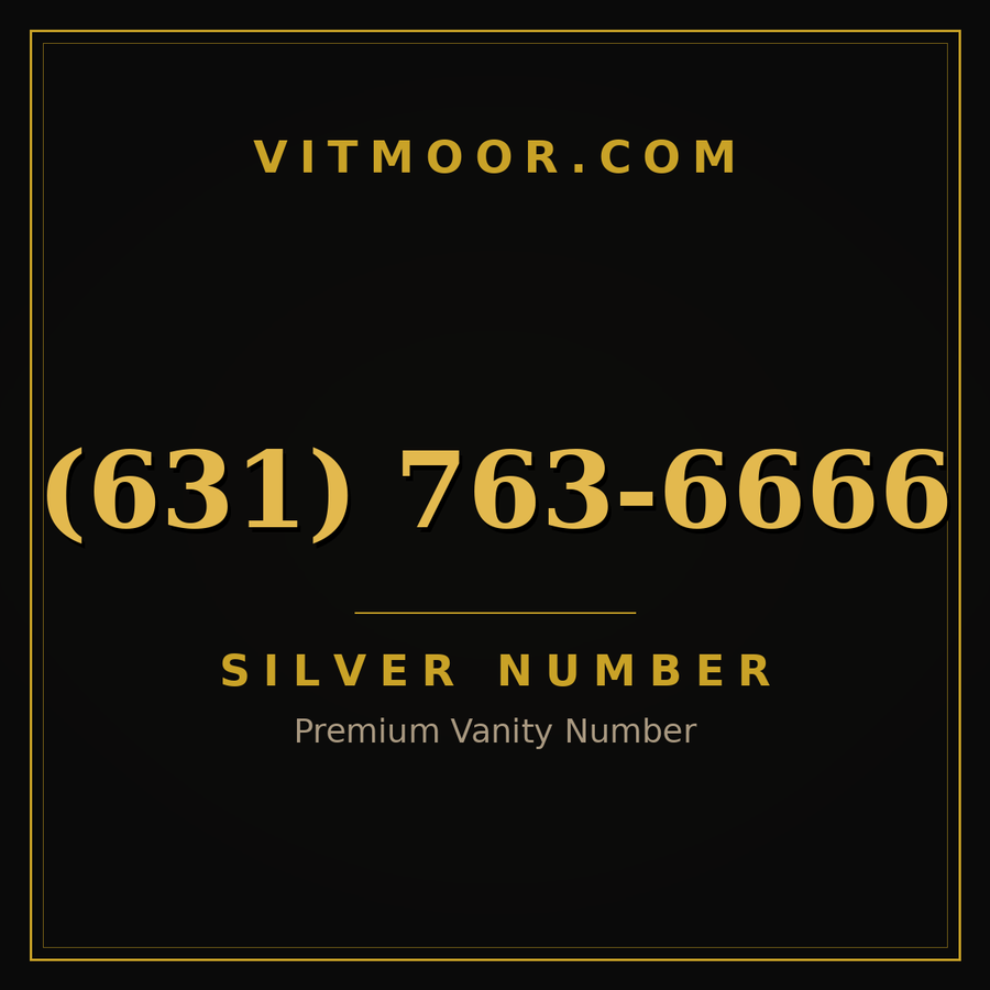 VITMOOR Silver premium number (631) 763-6666