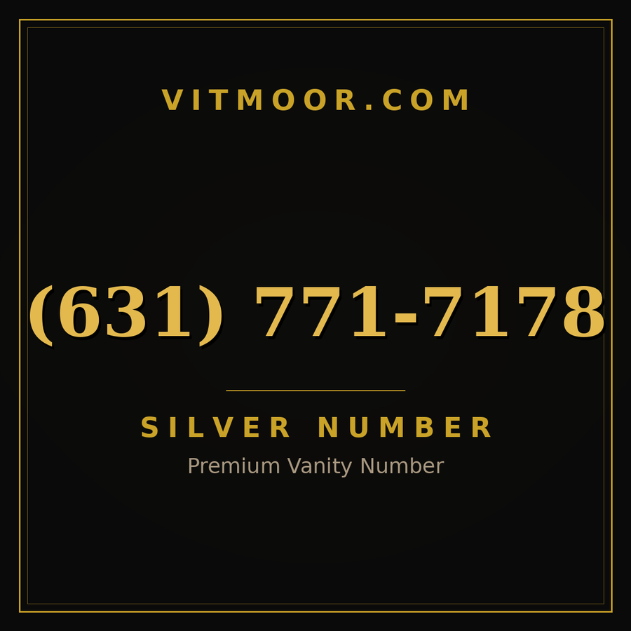VITMOOR Silver premium number (631) 771-7178