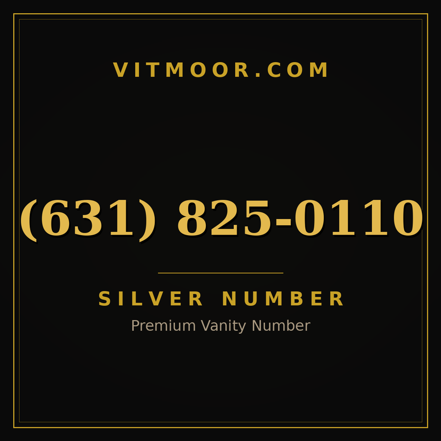 VITMOOR Silver premium number (631) 825-0110