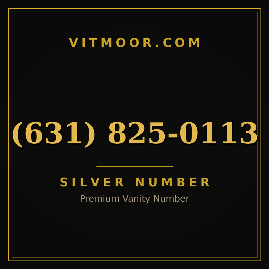 VITMOOR Silver premium number (631) 825-0113