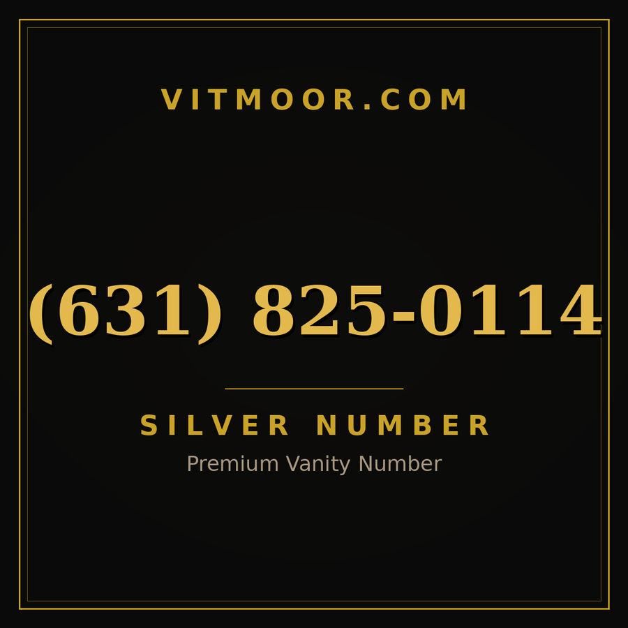 VITMOOR Silver premium number (631) 825-0114