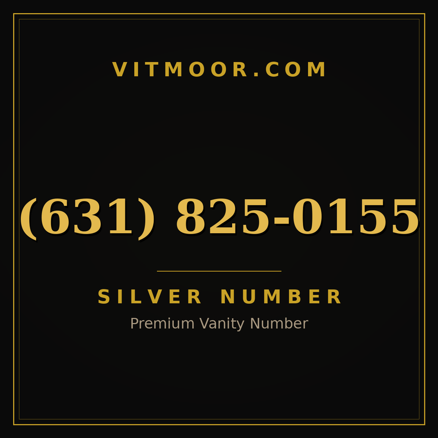 VITMOOR Silver premium number (631) 825-0155
