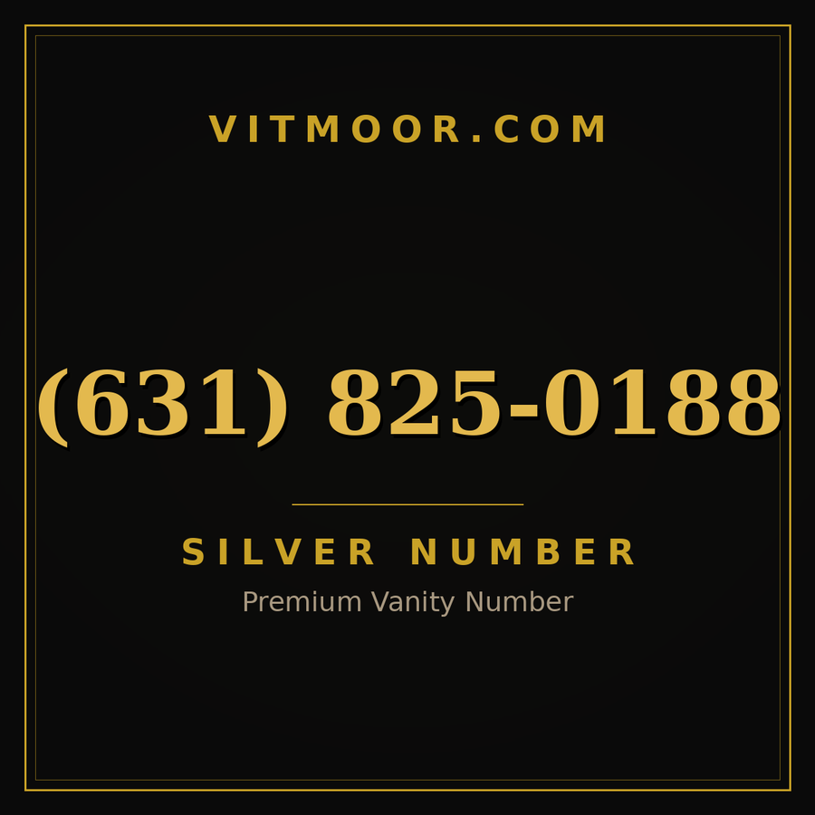 VITMOOR Silver premium number (631) 825-0188