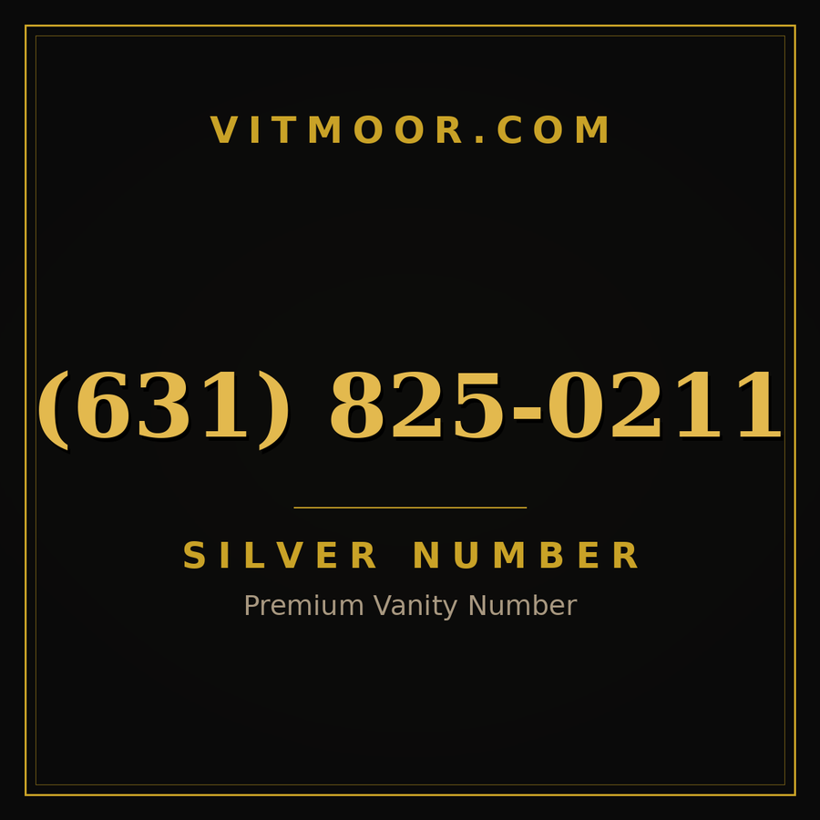 VITMOOR Silver premium number (631) 825-0211