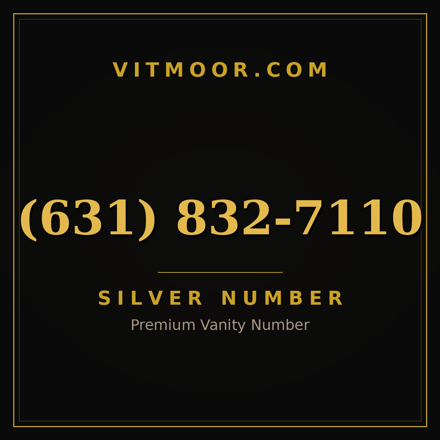 VITMOOR Silver premium number (631) 832-7110