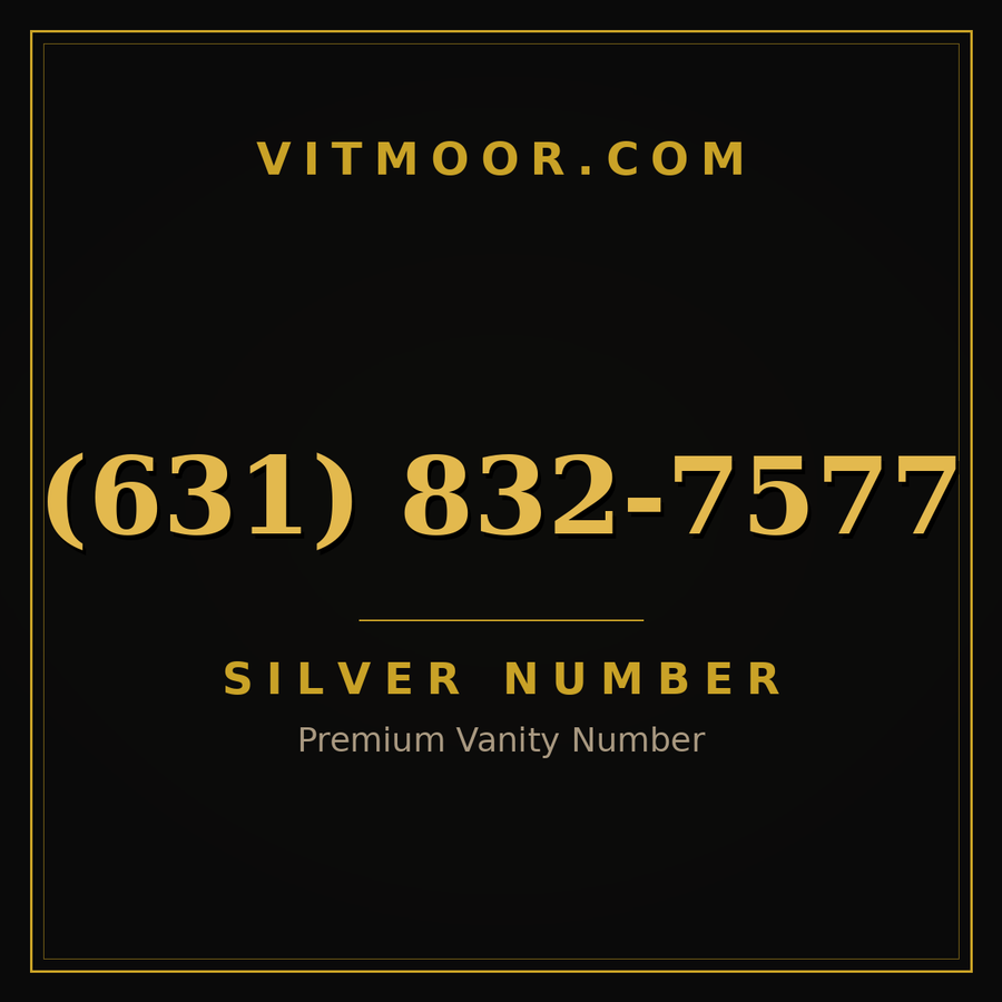 VITMOOR Silver premium number (631) 832-7577