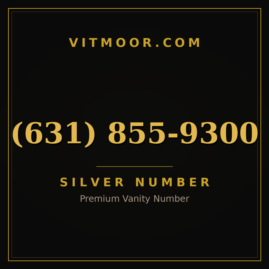 VITMOOR Silver premium number (631) 855-9300