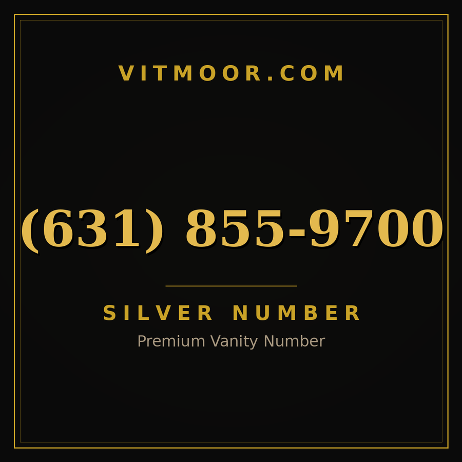 VITMOOR Silver premium number (631) 855-9700