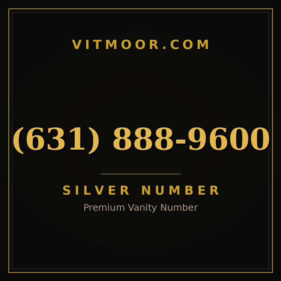 VITMOOR Silver premium number (631) 888-9600