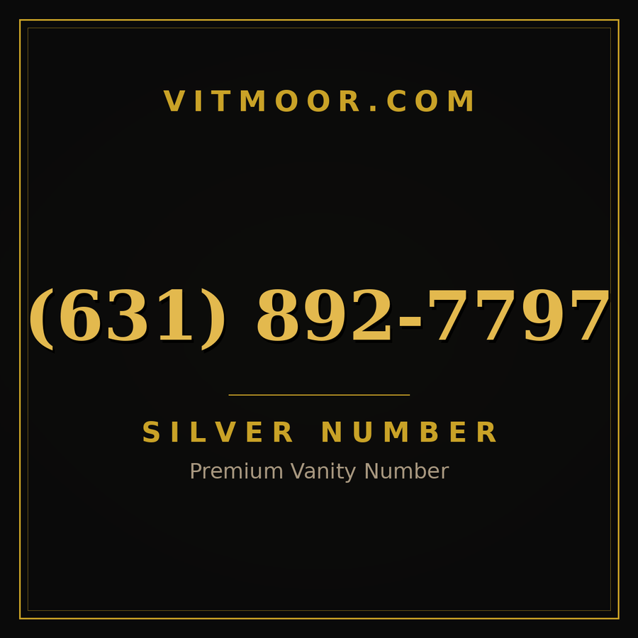 VITMOOR Silver premium number (631) 892-7797