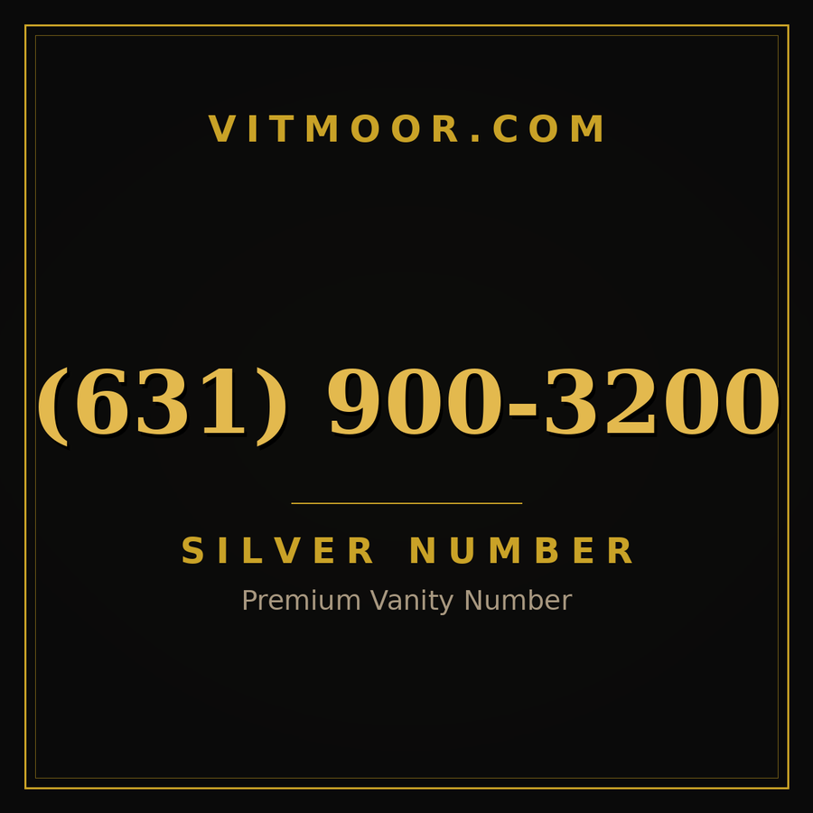 VITMOOR Silver premium number (631) 900-3200