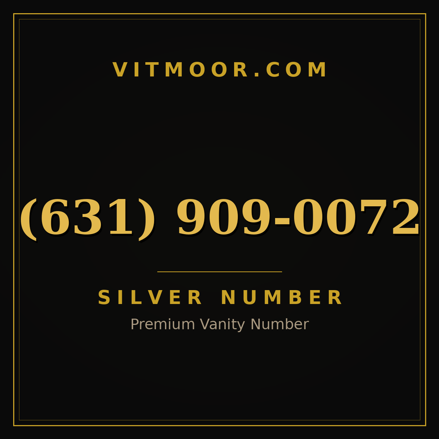 VITMOOR Silver premium number (631) 909-0072