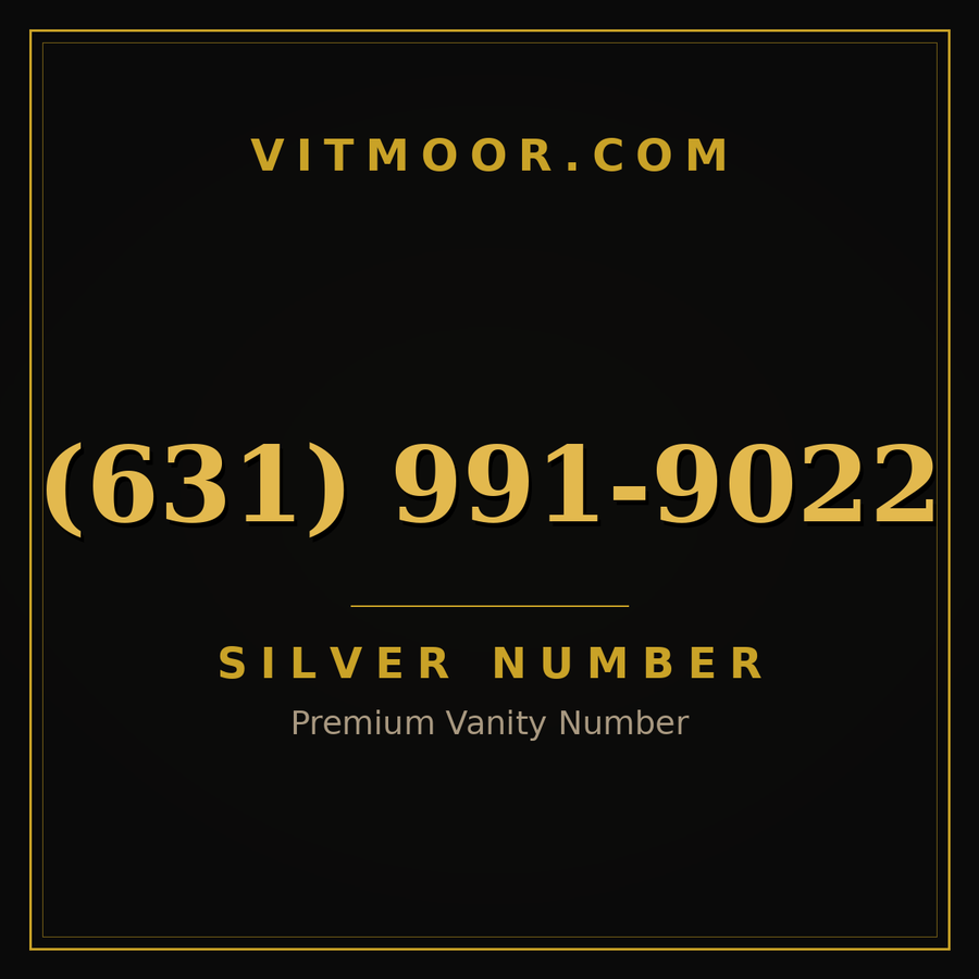 VITMOOR Silver premium number (631) 991-9022