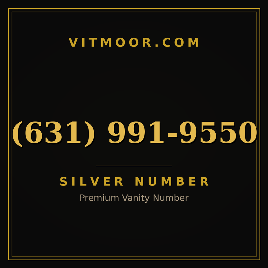 VITMOOR Silver premium number (631) 991-9550