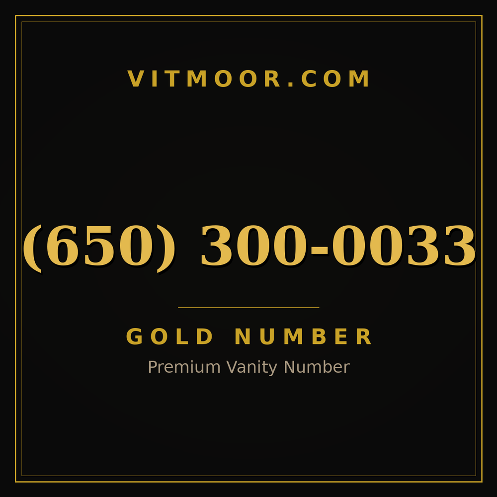 650 300-0033