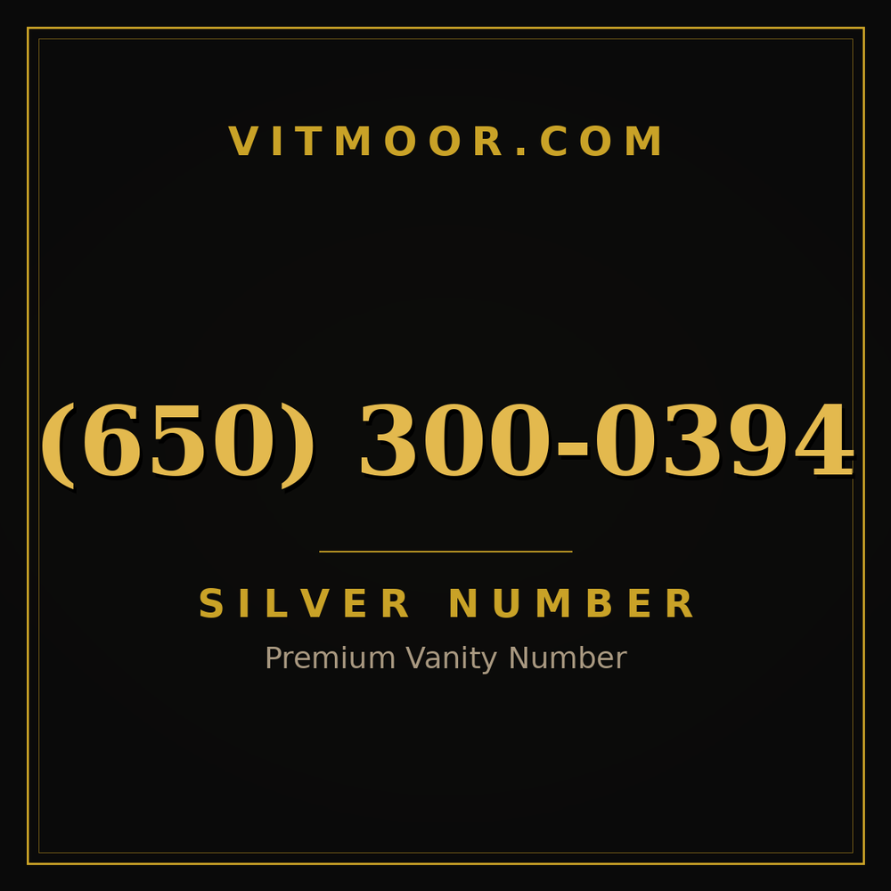 650 300-0394