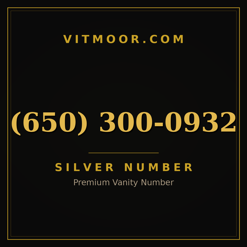 650 300-0932