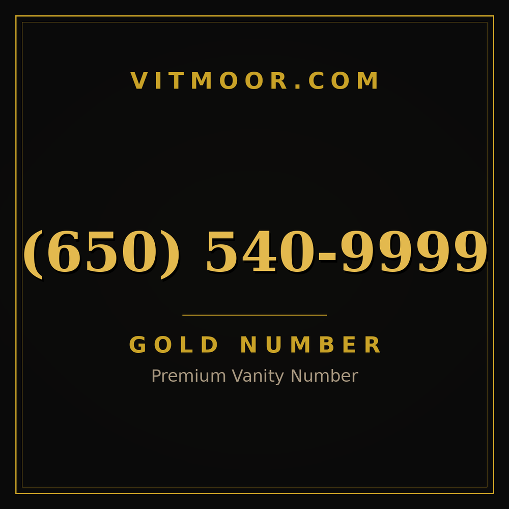 650 540-9999