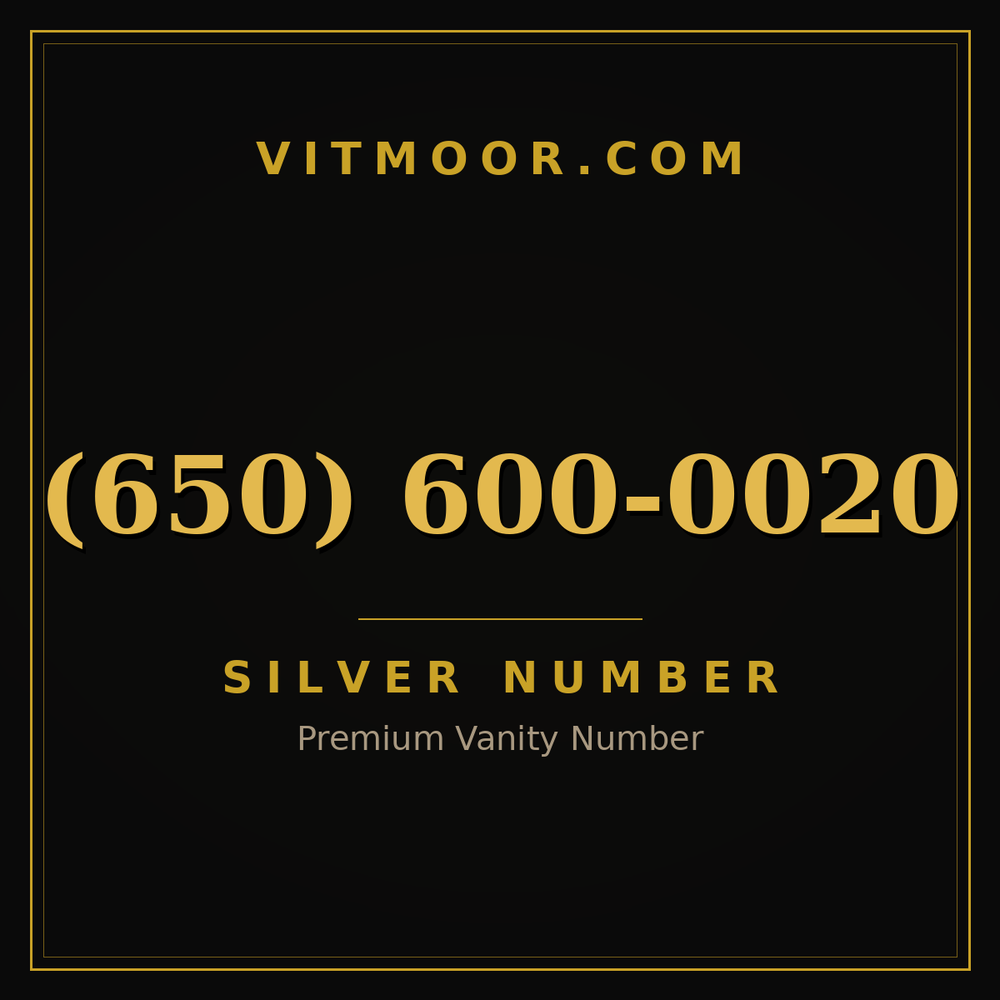 650 600-0020