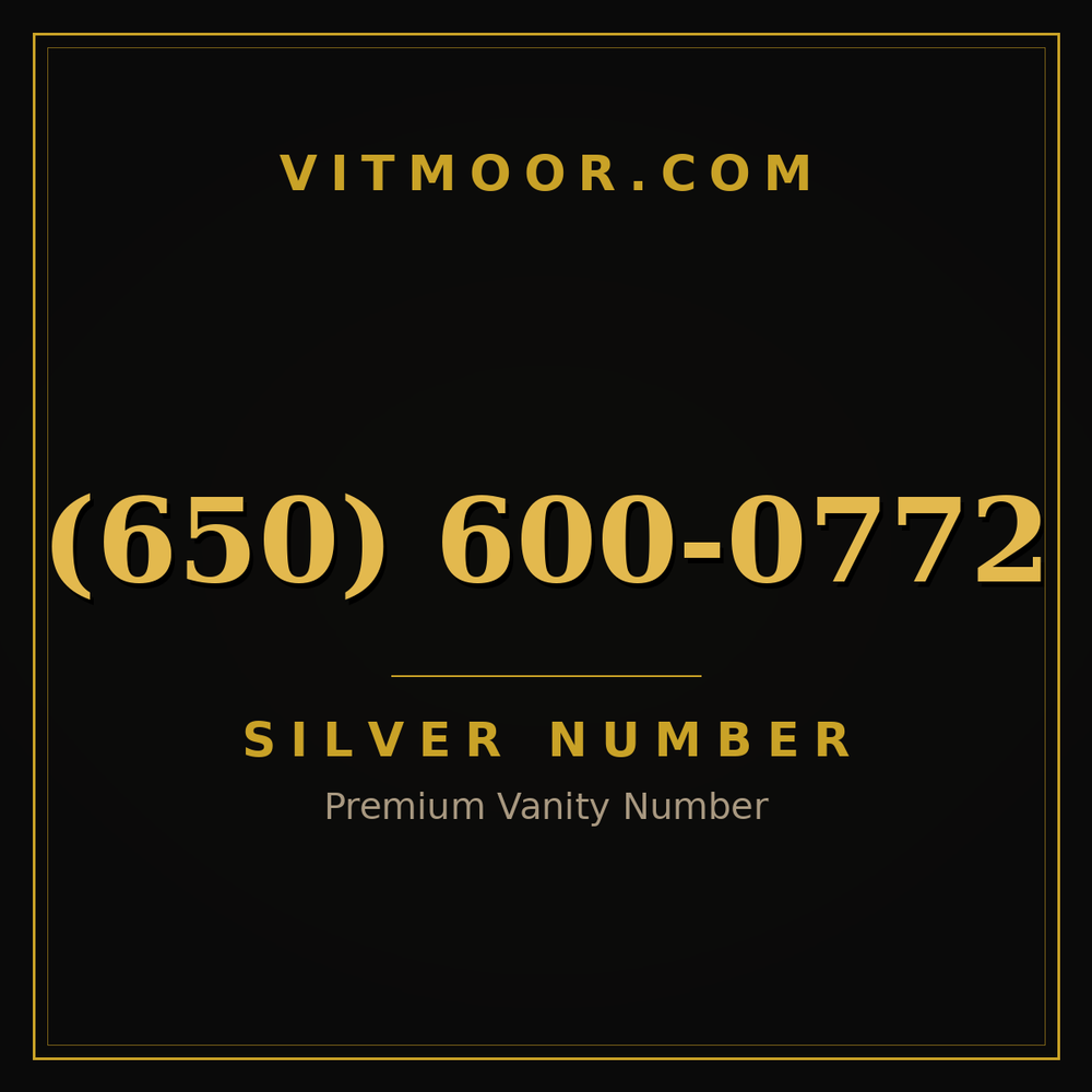 650 600-0772