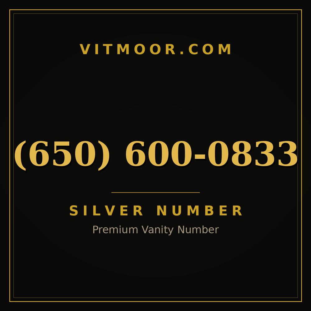 650 600-0833