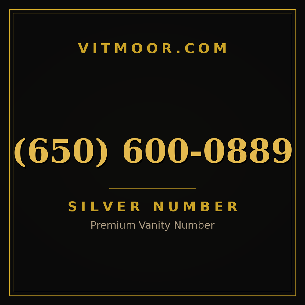 650 600-0889