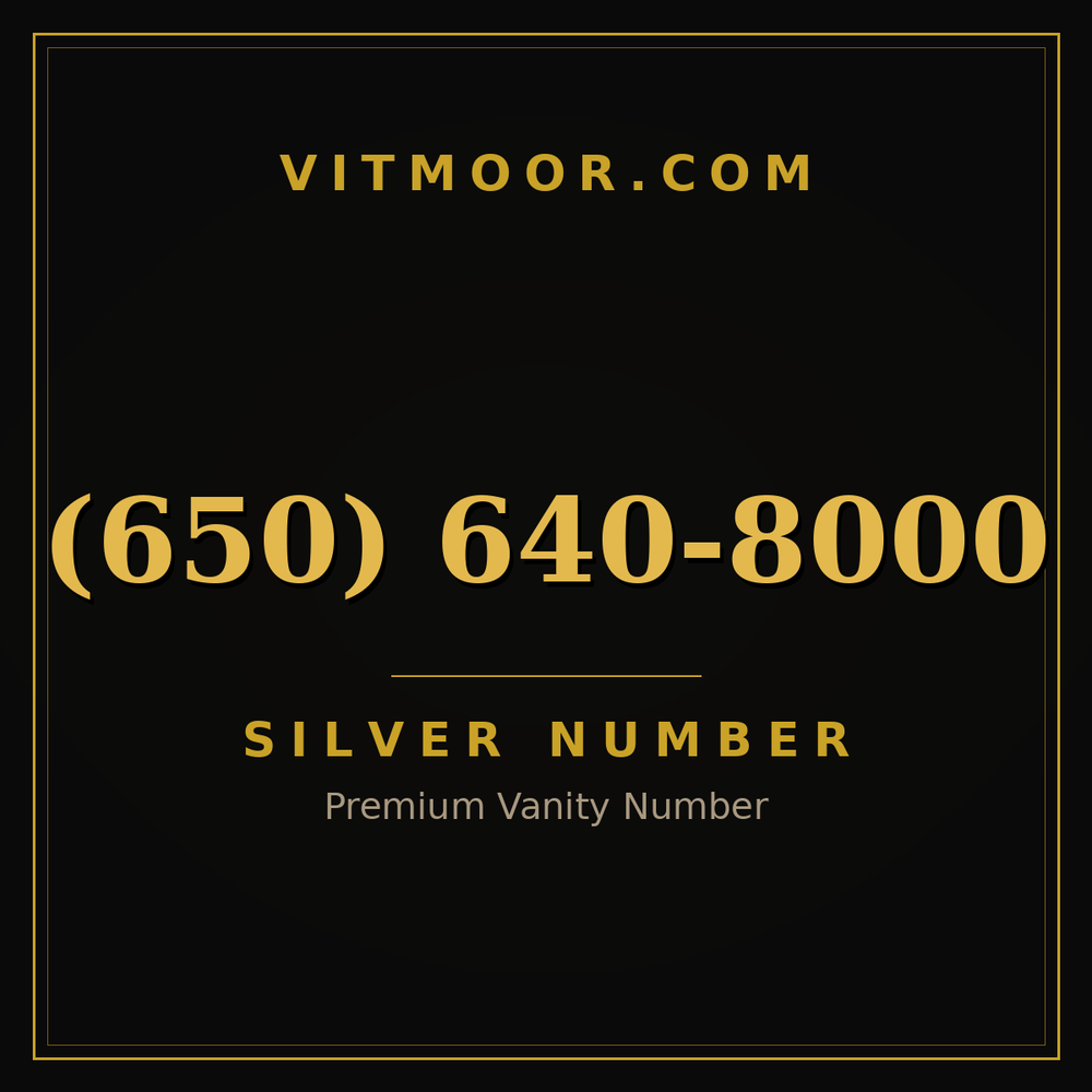 650 640-8000