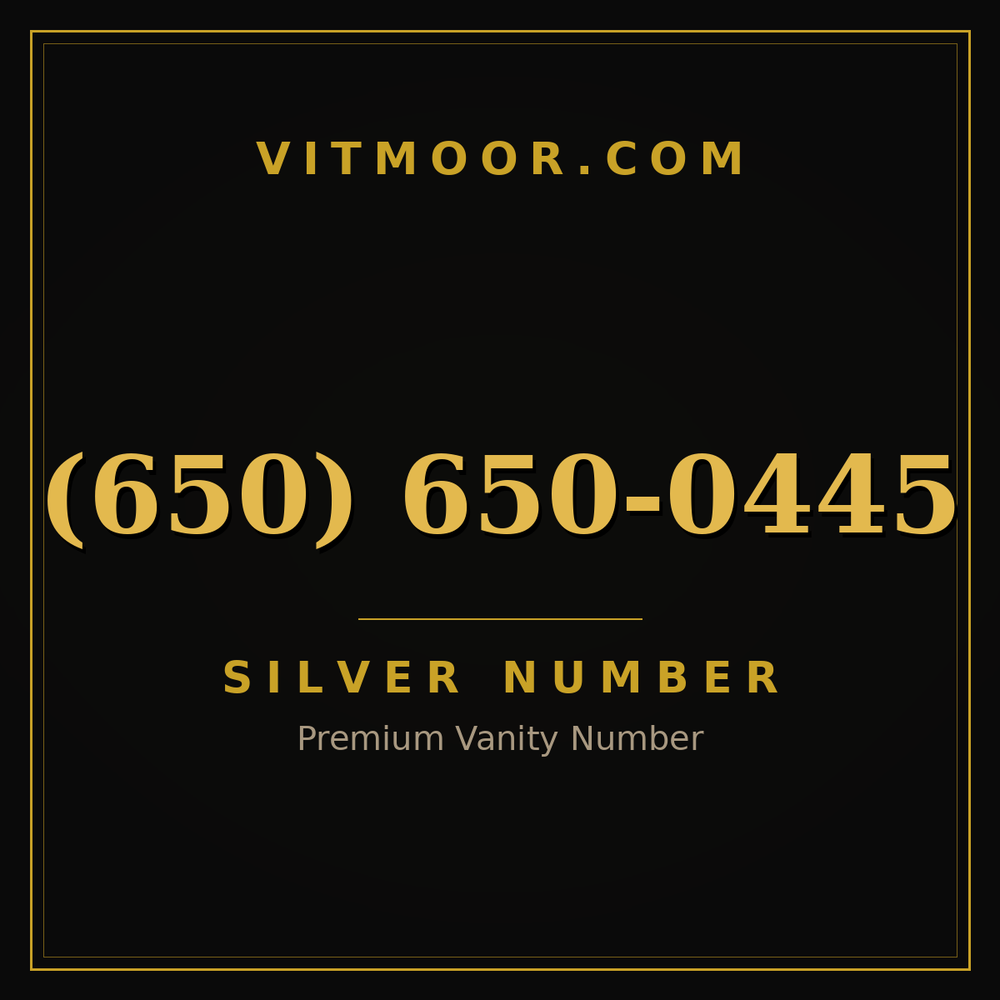 650 650-0445