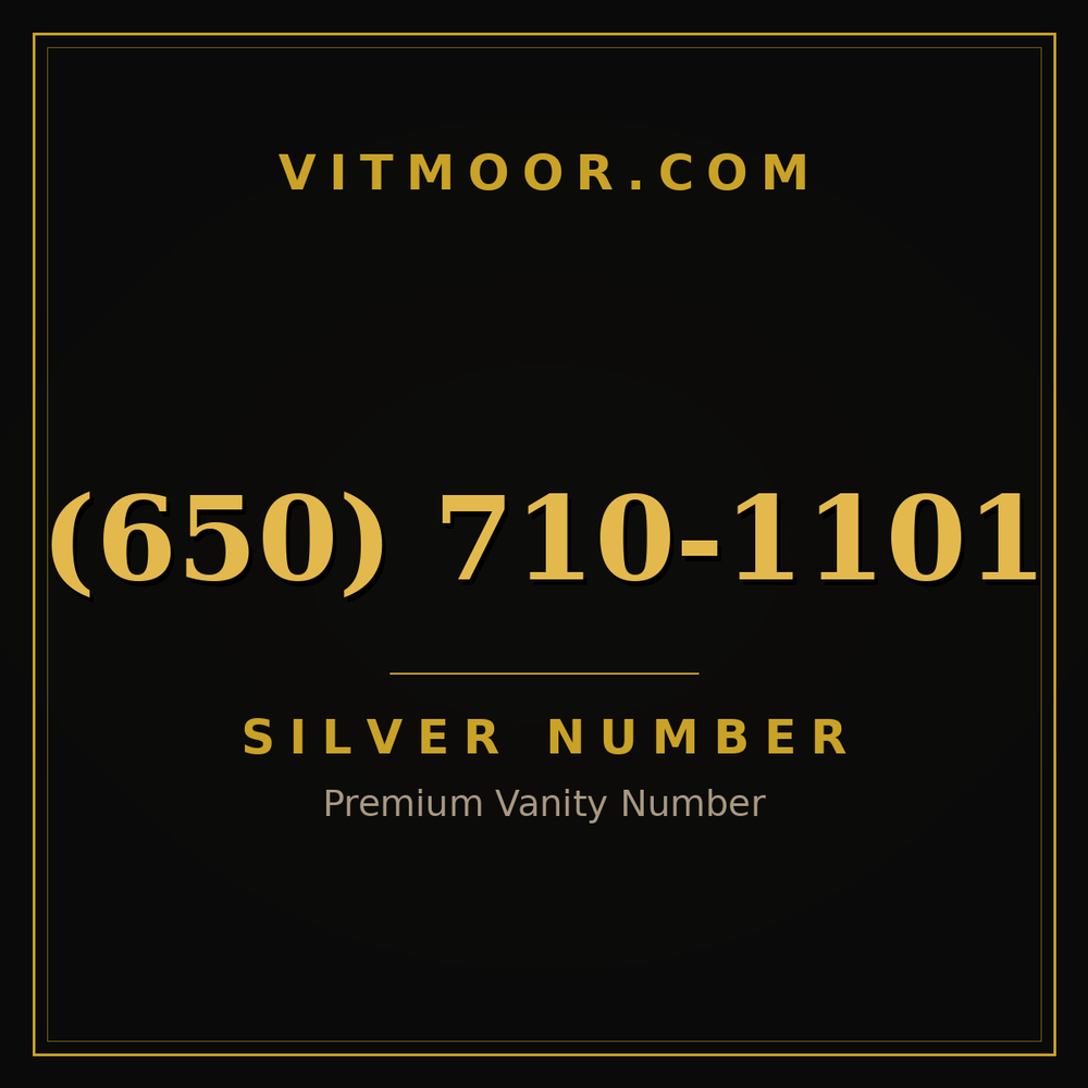 650 710-1101