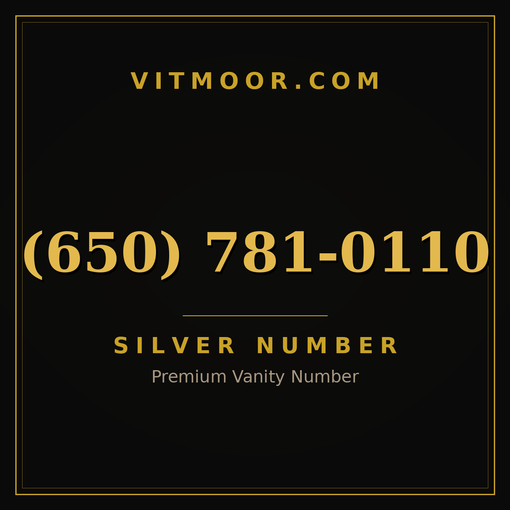 650 781-0110