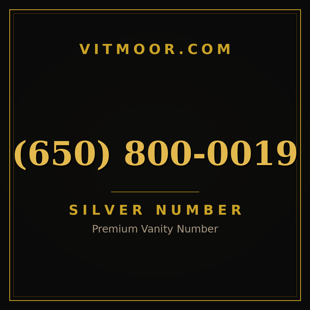 650 800-0019
