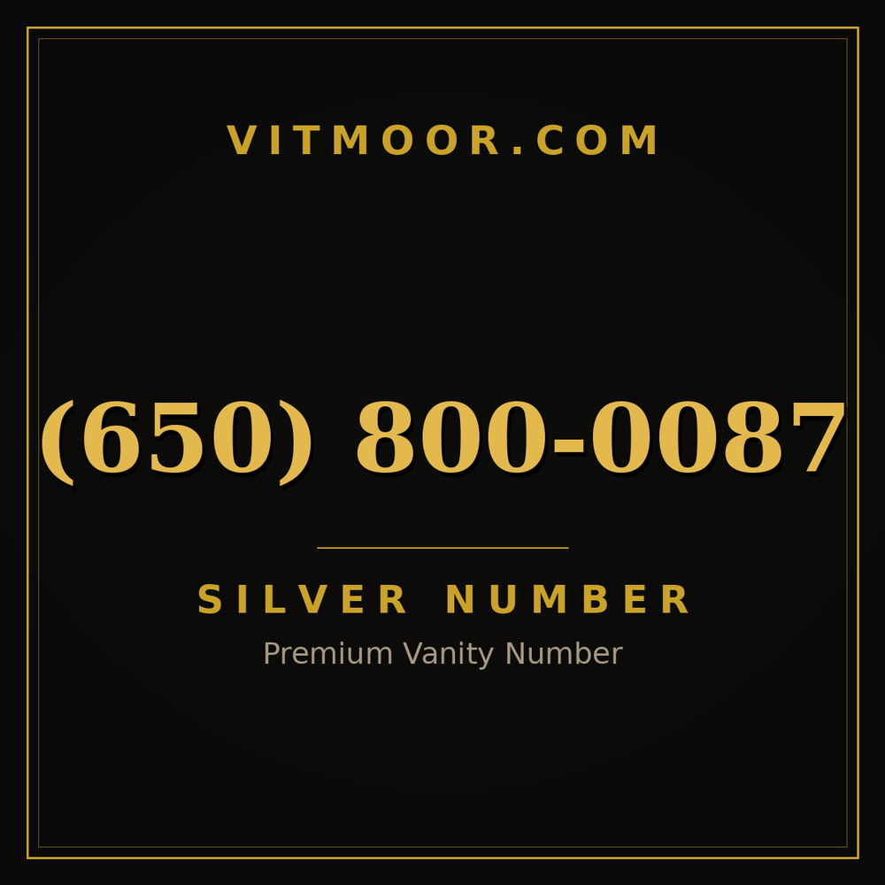 650 800-0087