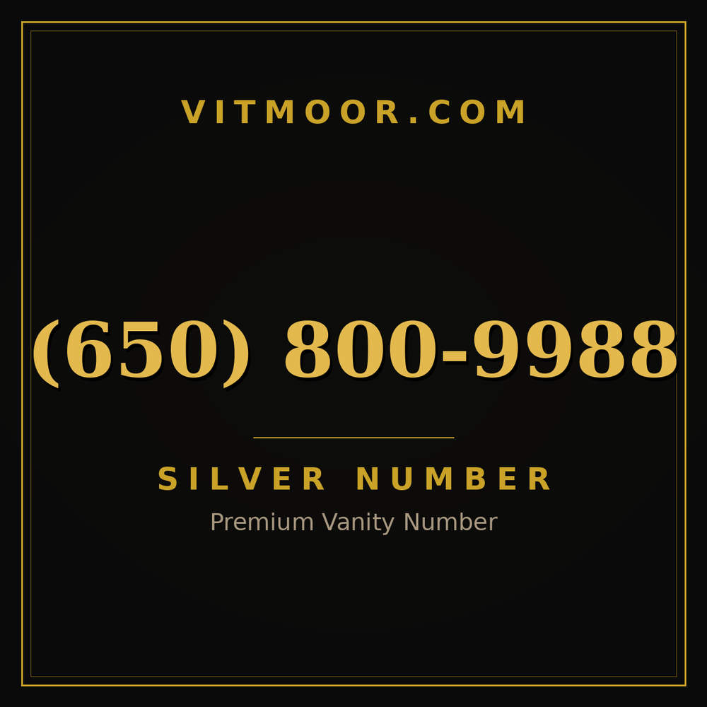 650 800-9988