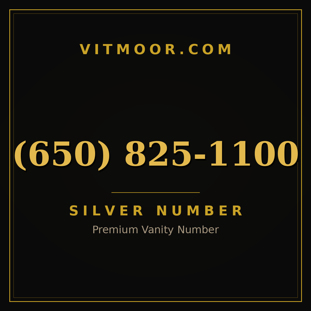 650 825-1100