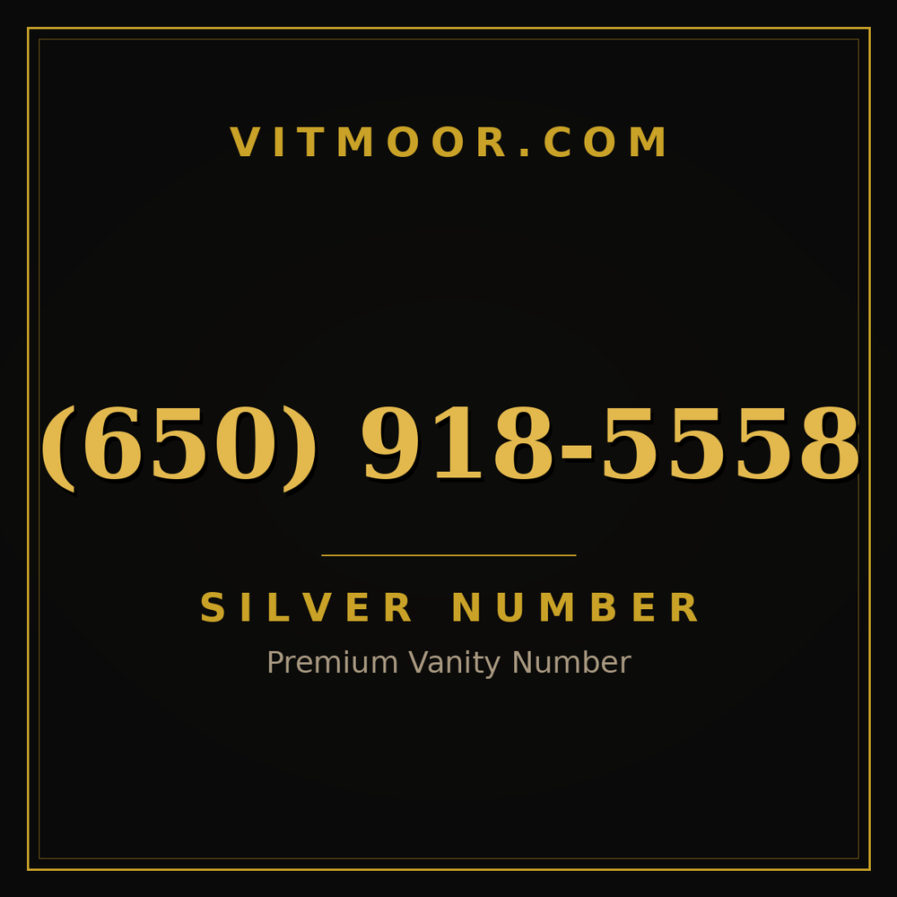 650 918-5558